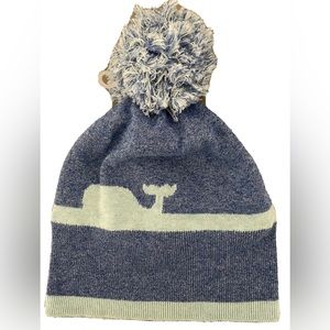 Vineyard Vines Whale Pompom Winter Beanie Hat